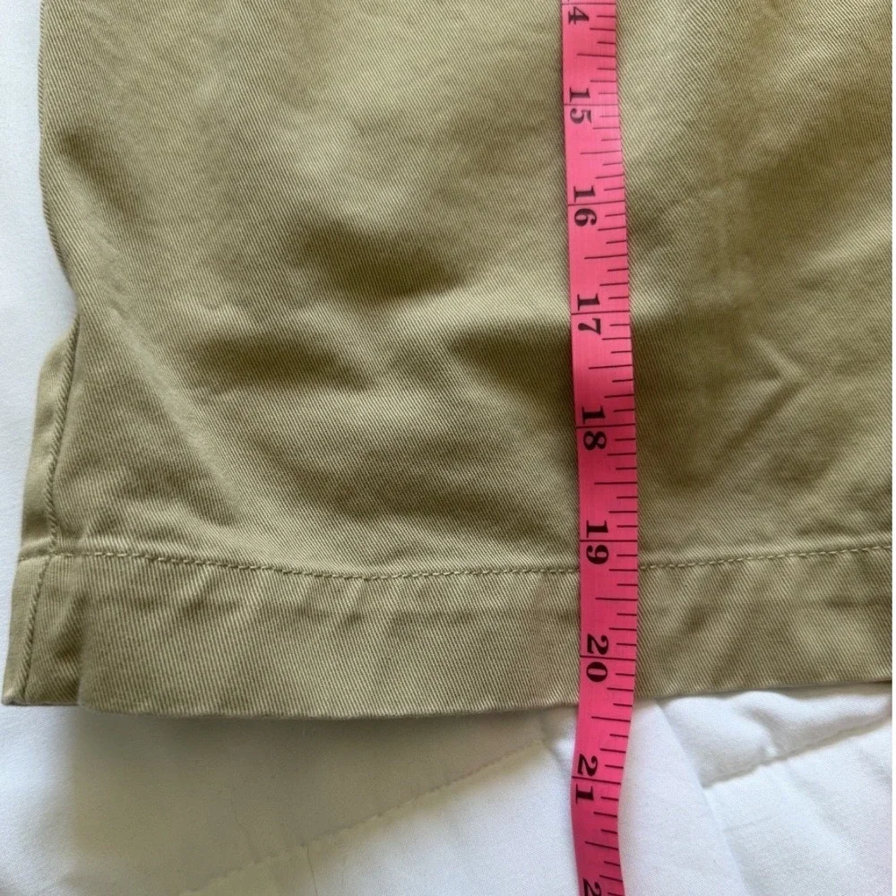 Vintage Y2K Polo Ralph Lauren Tyler Shorts 100% Cotton Chino Beige Khaki Mens 40
